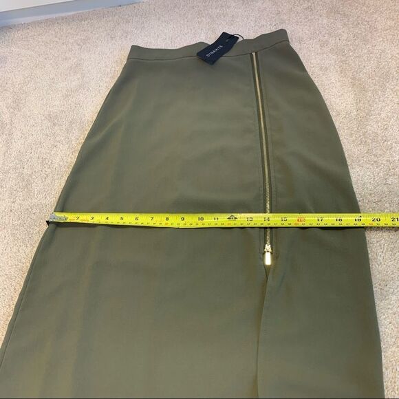 DYNAMITE NWT jupe zip slit maxi skirt in Tarmac size XS - Picture 8 of 12